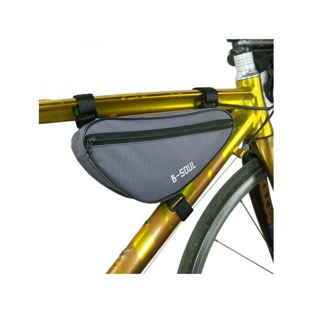 Triangle bicycle bag cycling front tube frame pouch bag holder waterproof